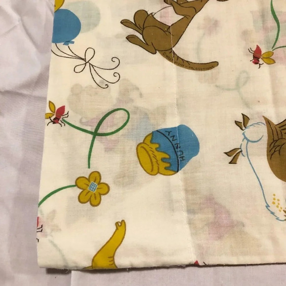 Vintage Winnie The Pooh Pillow Case Eeyore Kanga Owl - Picture 2 of 16